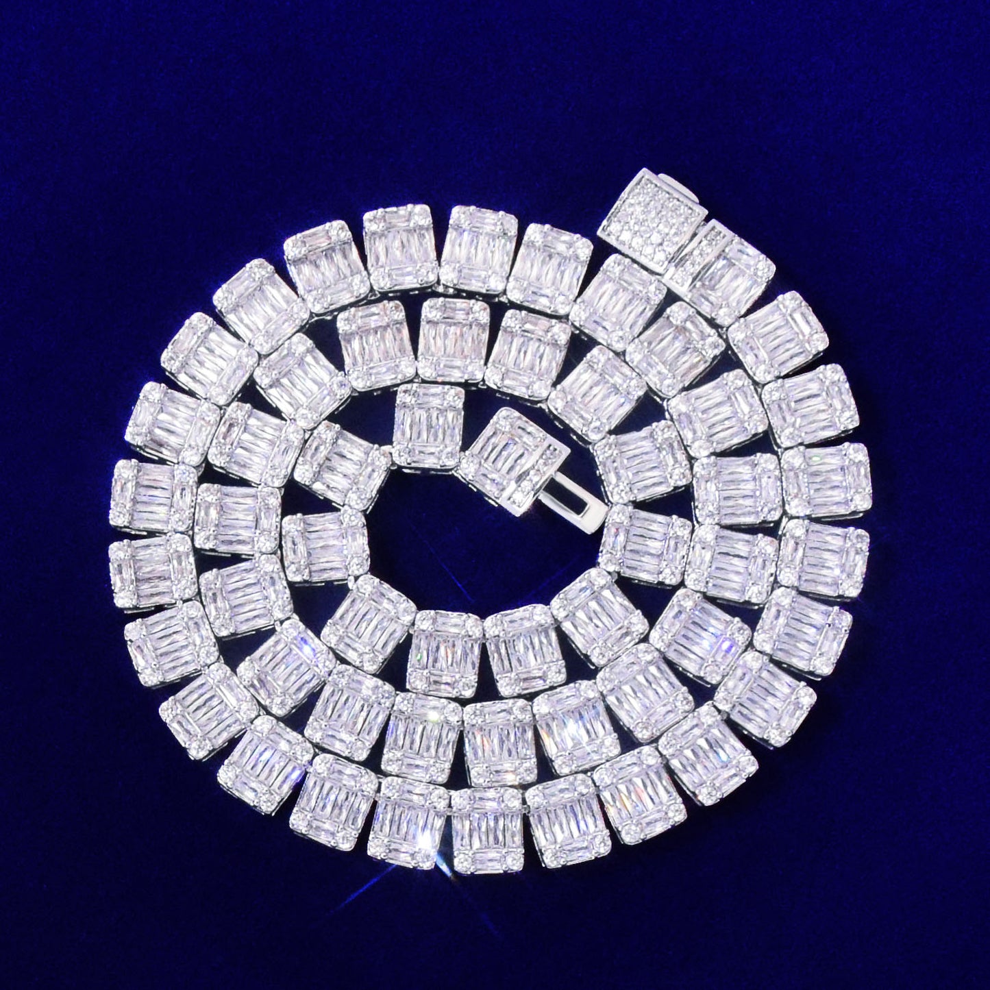 9MM BAGUETTE ICE CUBE CHAIN