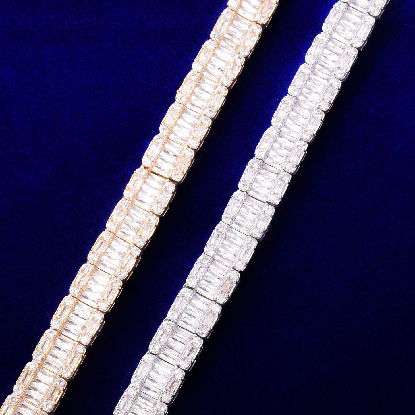 9MM BAGUETTE ICE CUBE CHAIN