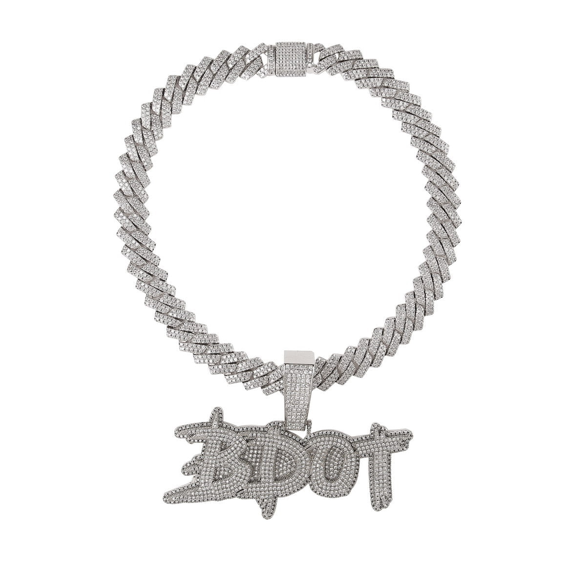 CUSTOM LEVEL UP FONT x 14MM FIGARO CHAIN