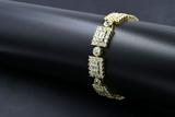GEO BRACELET // YELLOW GOLD 14MM