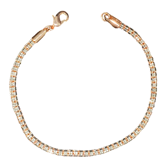 Delicate Round Snake Link Bracelet
