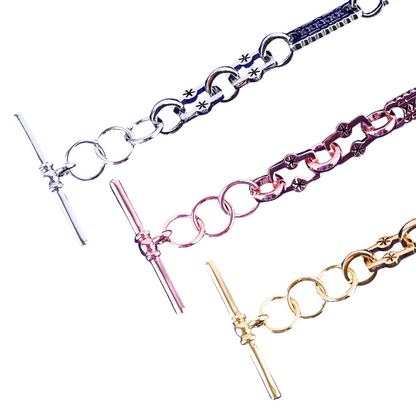 Vintage Star Bar Toggle Clasp Bracelet