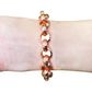 Metallic Mastery Textured Cuban Link Bracelet