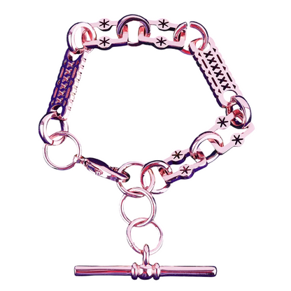 Vintage Star Bar Toggle Clasp Bracelet