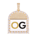 Custom Iced Out Round Drip Photo Pendant
