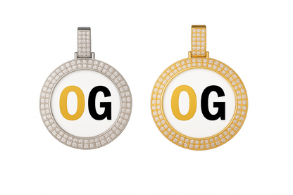 Custom Iced Out Charm Photo Pendant