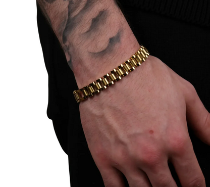Watch Band Style Hip Hop Bracelet