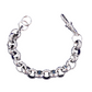 Metallic Mastery Textured Cuban Link Bracelet