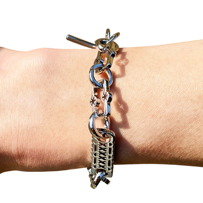 Vintage Star Bar Toggle Clasp Bracelet