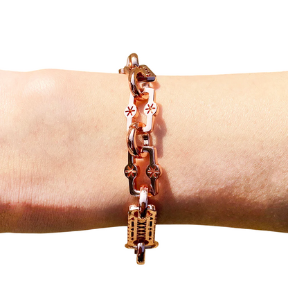 Vintage Star Bar Toggle Clasp Bracelet