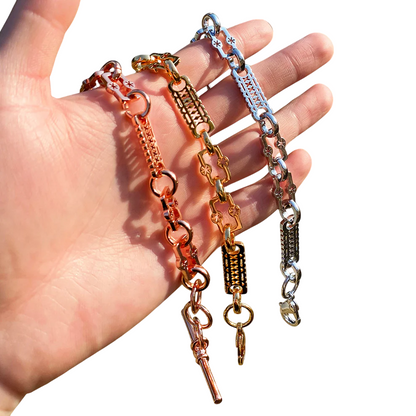 Vintage Star Bar Toggle Clasp Bracelet