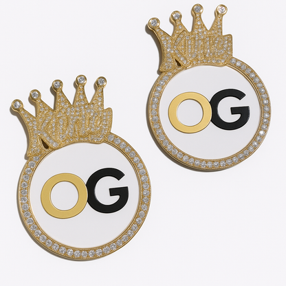 Custom Iced Out Royal Photo Pendant