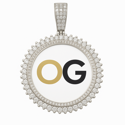 Custom Iced Out Medallion Photo Pendant