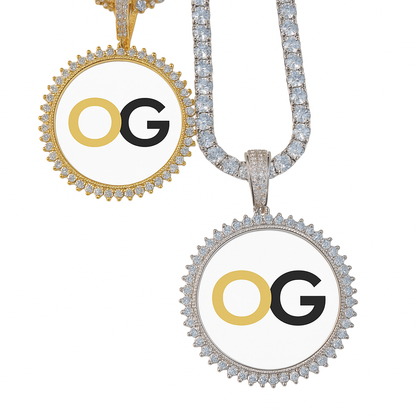 Custom Iced Out Medallion Photo Pendant