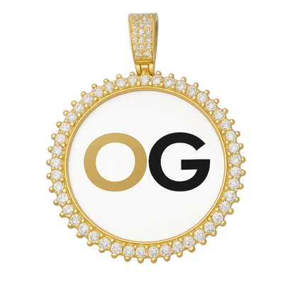 Custom Iced Out Medallion Photo Pendant