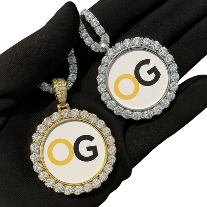 Custom Iced Out Memory Photo Pendant