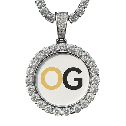 Custom Iced Out Memory Photo Pendant