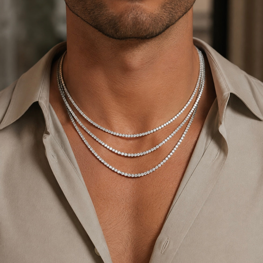 3MM ROUND CUT TENNIS CHAIN