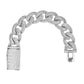 Iced Out Baguette Shine Cuban Link Bracelet
