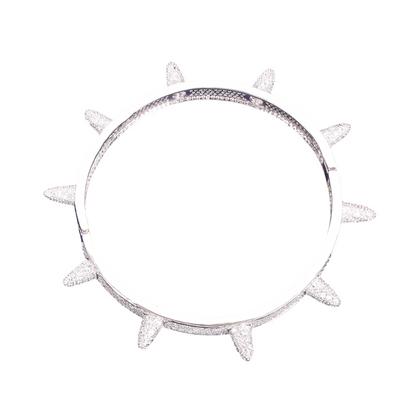 Iced Out Luxury Spikes Rivet Bracelet