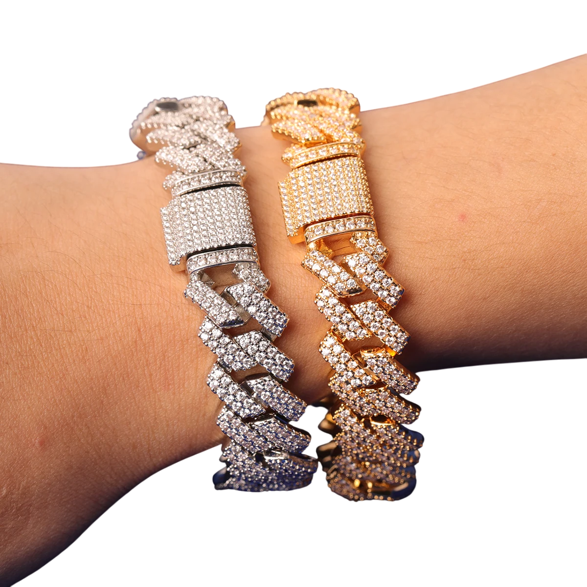 Iced Out Miami Cuban Link Bracelet // 14MM