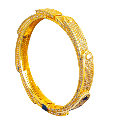 Iced Out Irregular Geometric Shine Bracelet