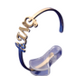 Custom Letter Stainless Steel Adjustable Cuff Bracelet