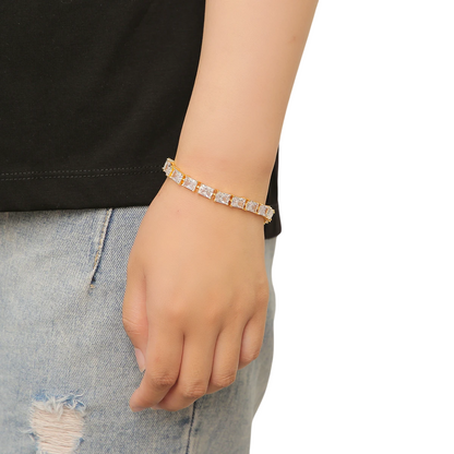 Classic Brilliance Baguette Tennis Bracelet // 6MM