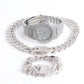 Iced Out 4-Piece Luxury Combo Set // 18MM