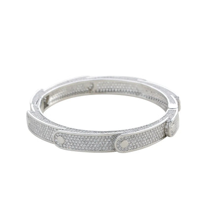 Iced Out Irregular Geometric Shine Bracelet