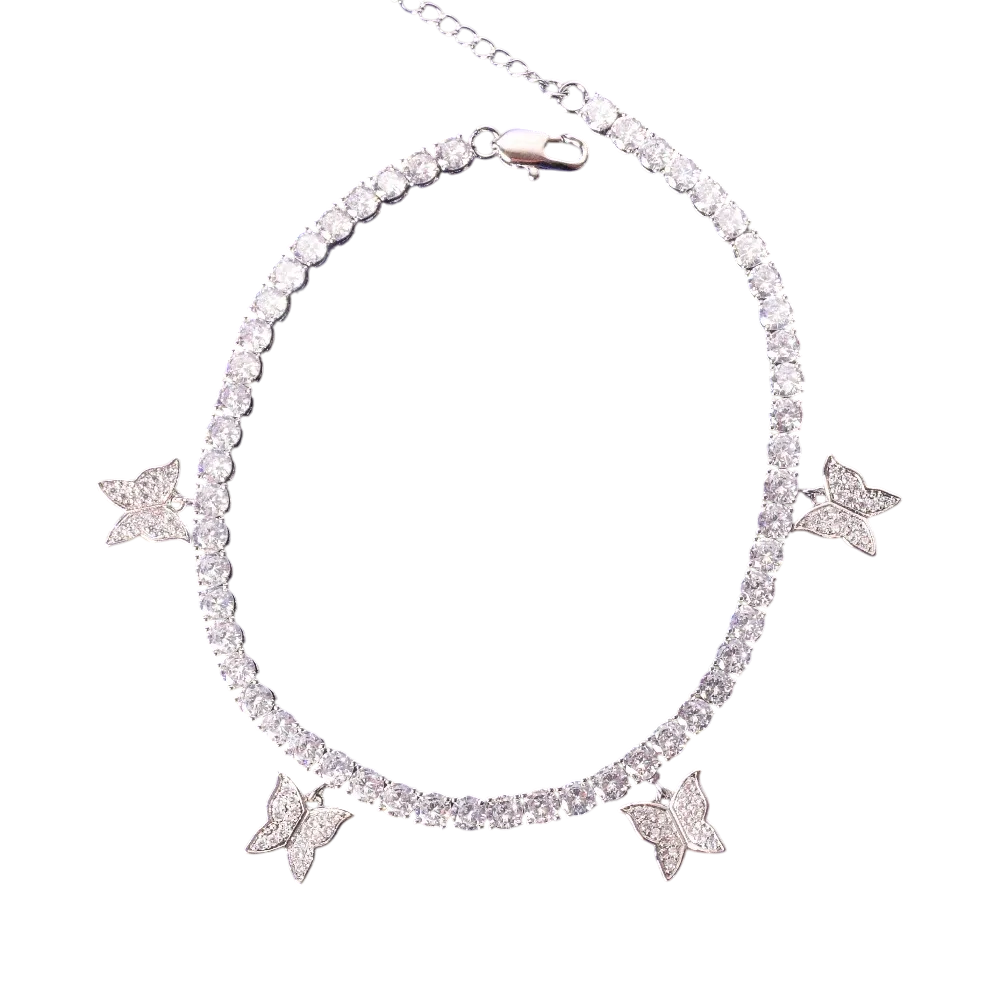 Butterfly Elegance Adjustable Tennis Bracelet