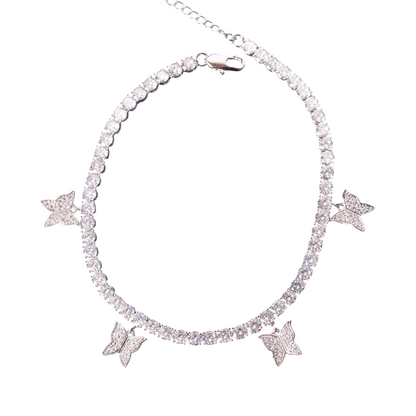 Butterfly Elegance Adjustable Tennis Bracelet