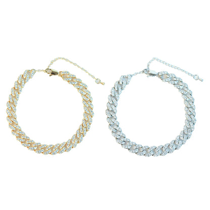 Iced Out Twisted Elegance Cuban Link Bracelet // 10MM