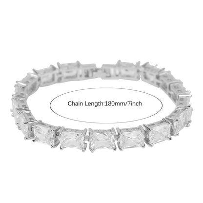 Classic Brilliance Baguette Tennis Bracelet // 6MM