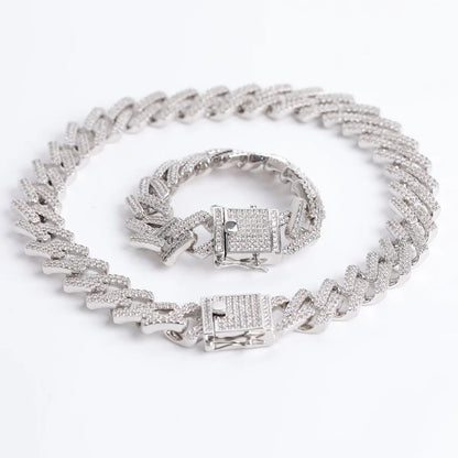 Iced Out 4-Piece Luxury Combo Set // 18MM