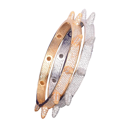 Iced Out Luxury Spikes Rivet Bracelet