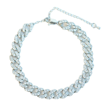 Iced Out Twisted Elegance Cuban Link Bracelet // 10MM