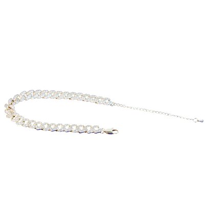 Iced Out Twisted Elegance Cuban Link Bracelet // 10MM