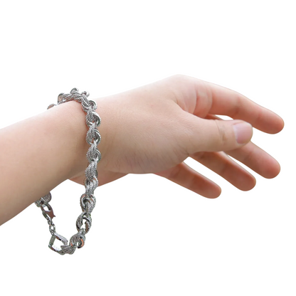 Iced Out Twisted Luxury Rope Bracelet // 9MM