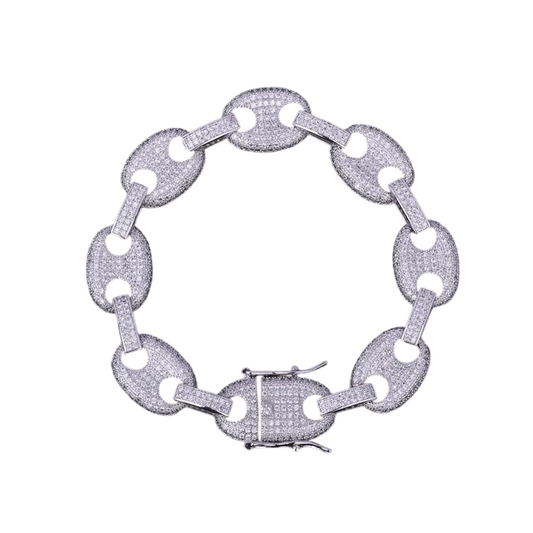 Iced Out Luxury Cuban Link Bracelet // 14MM