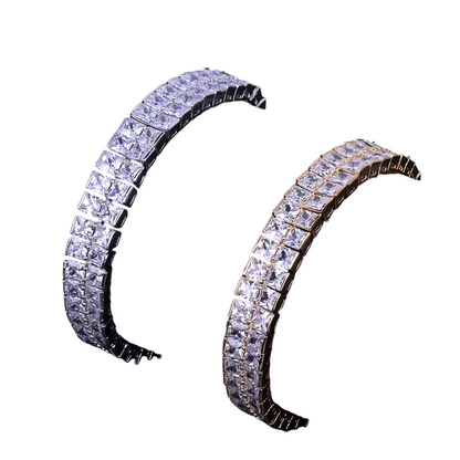 Iced Out Dual Luxury Baguette Tennis Bracelet // 10MM