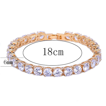 Iced Out Multi-Finish Ultimate Selection Tennis Bracelet