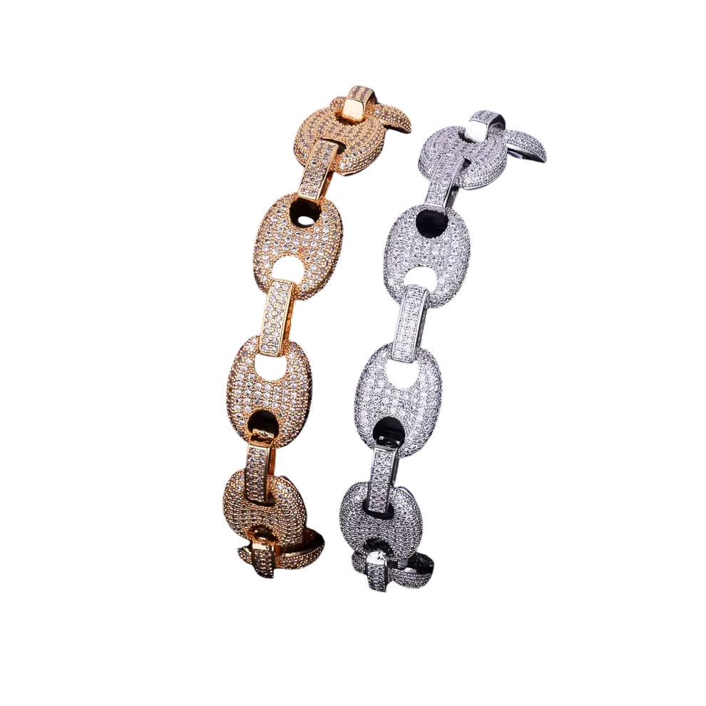 Iced Out Luxury Cuban Link Bracelet // 14MM