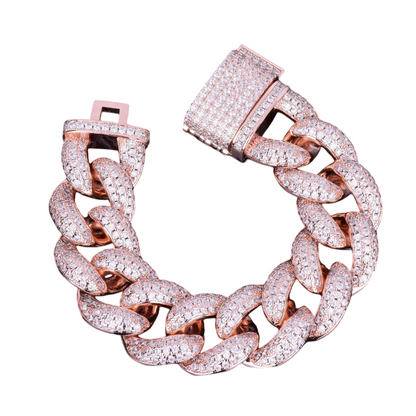 Iced Out Miami Cuban Link Bracelet // 23MM