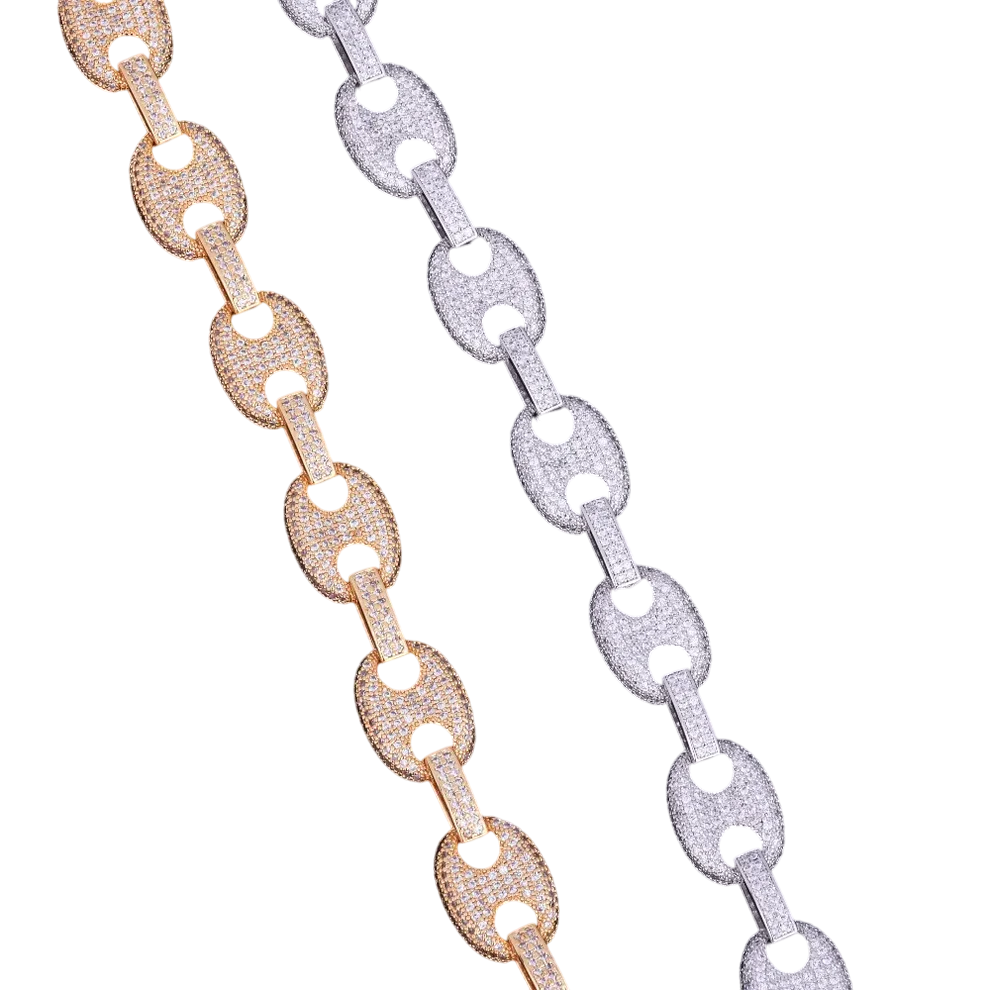 Iced Out Luxury Cuban Link Bracelet // 14MM