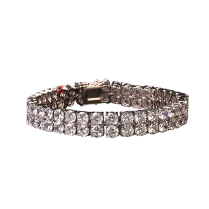 Iced Out Dual Luxury CZ Tennis Bracelet // 6MM