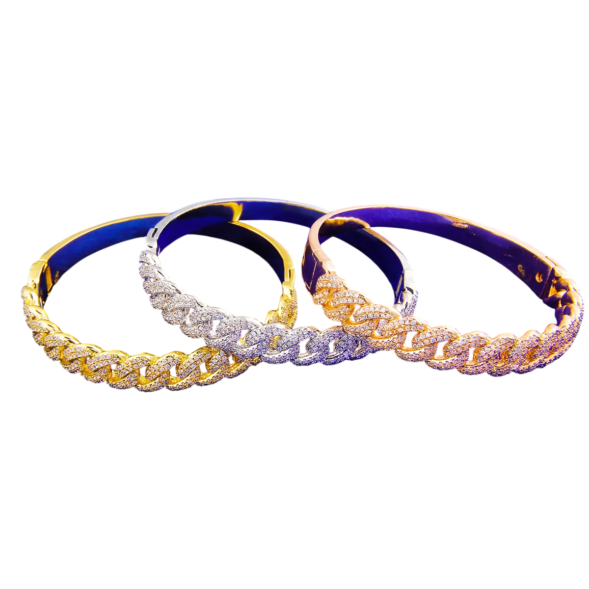 Iced Front Hybrid Cuban Bracelet