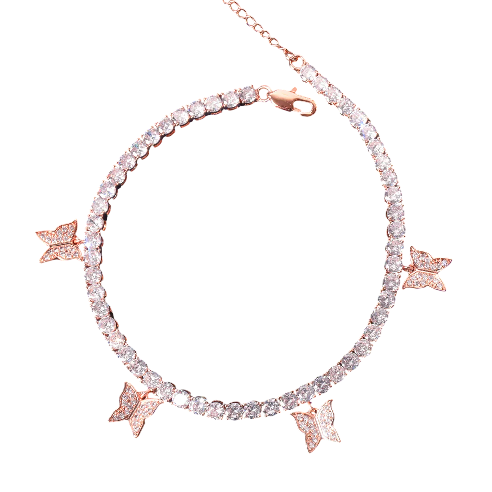 Butterfly Elegance Adjustable Tennis Bracelet