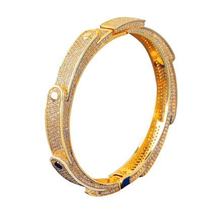 Iced Out Irregular Geometric Shine Bracelet