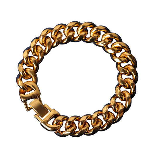 Classic Stainless Steel Cuban Link Bracelet // 12MM